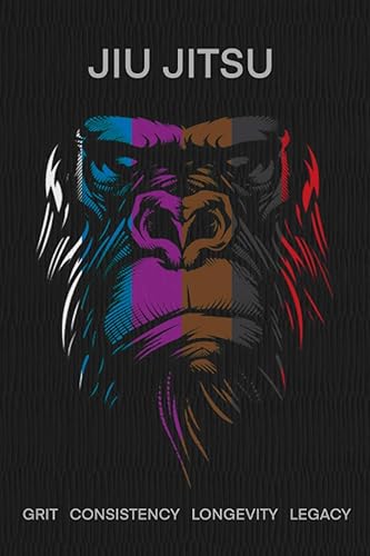 Jiu-Jitsu Notebook: Daily BJJ Training Journal with Goal Setting, Mind-mapping and Technique Drill Log