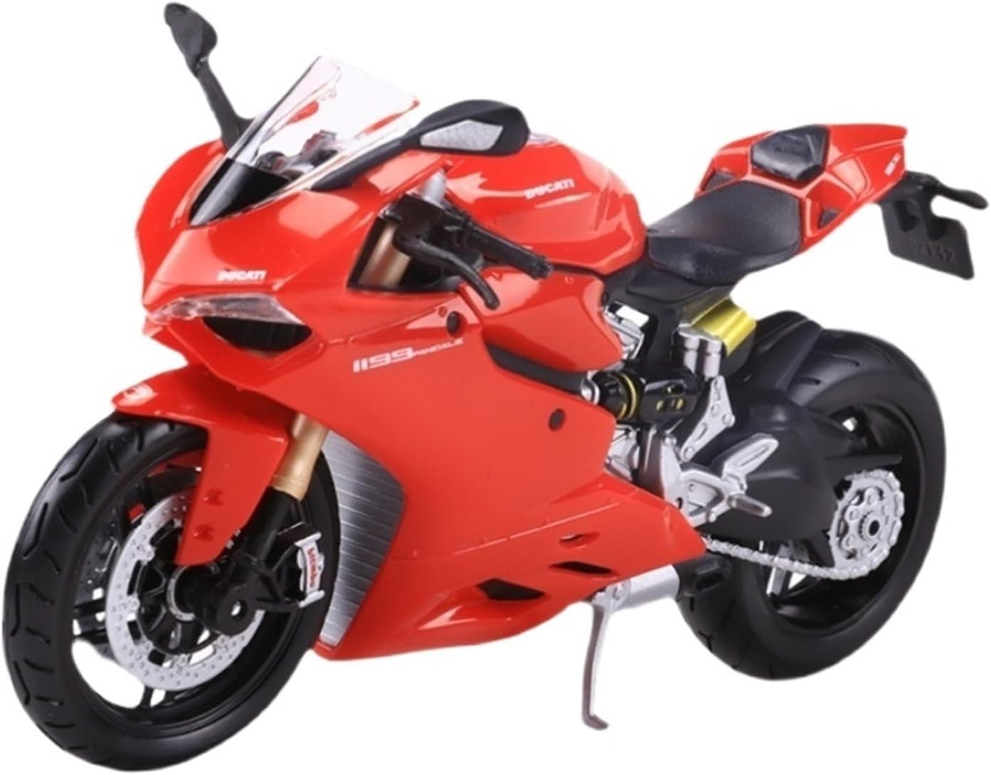 Scale Model 1:12 Scale for Ducati 1199 Panigale Alloy Motorcycle Model Kit Static Collection Collectible Ornaments