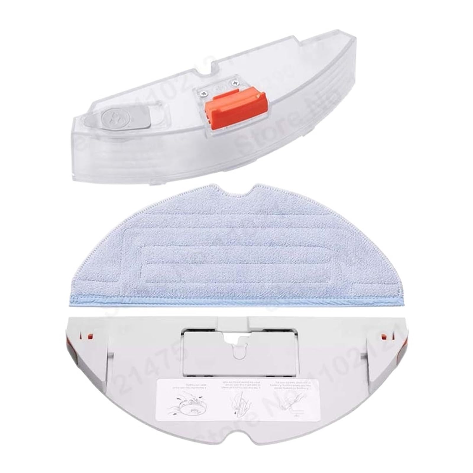 WEIGEXIEO Sweeping Mop Mounting Bracket ，Compatible For Roborock， S7 S70 S75 T7S Robot Vacuum Cleaner Spare Parts Water Tank Tray, Tank body