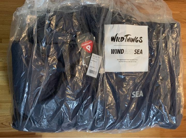 Amazon.co.jp: WIND AND SEA×ワイルドシングス Readyパーカー ブルーM 