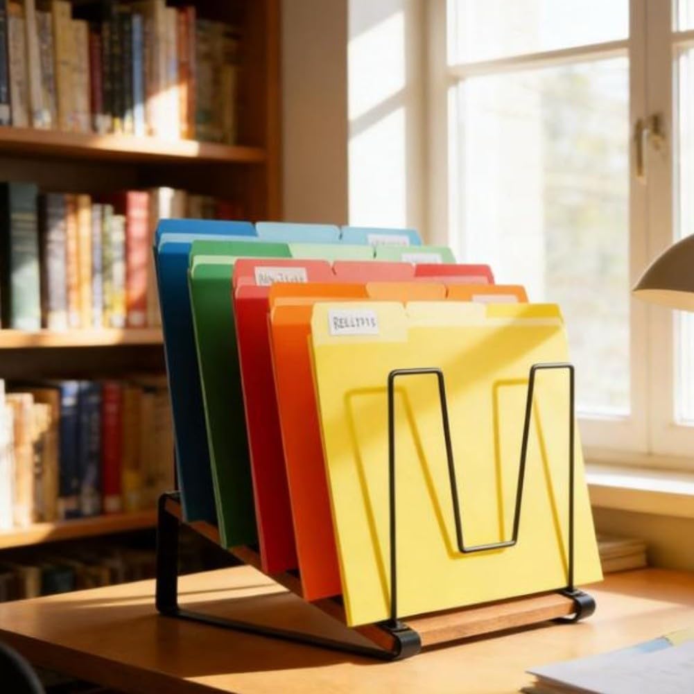 para soporte Libros Vertical 5 Ranuras para estilo Europeo
