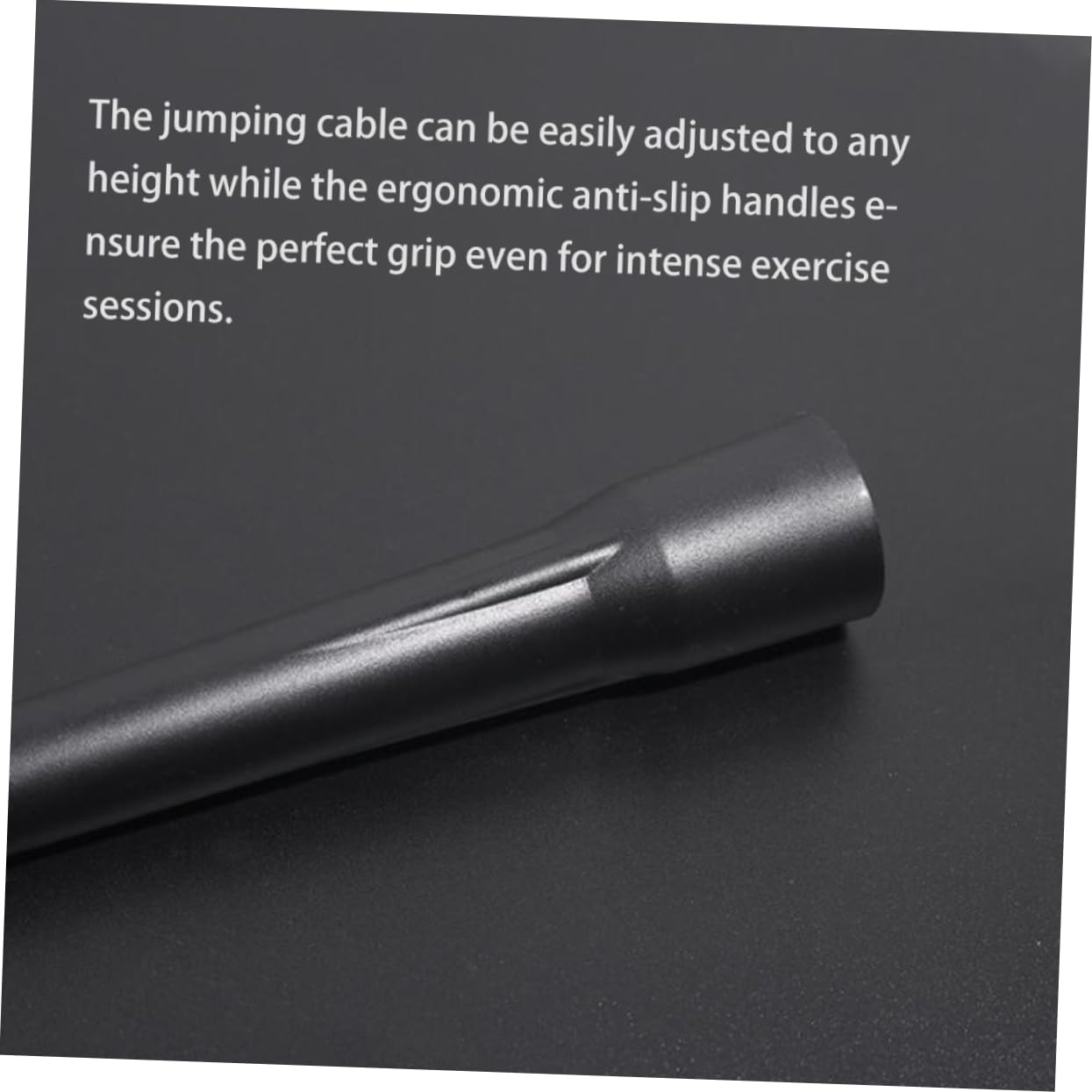 VANZACK Springseil Abnehmen beim Seilspringen Übungsseil Seilspringen trainieren sprungseil jumping rope jump rope springschnur sprungtuch schlagschnur Trainingsseil Black