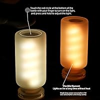 Vista 4 de Lámpara retro para automóvil, ajuste táctil, luces LED USB para automóvil, lámparas de noche automotrices USB enchufables, luz ambiental enchufable