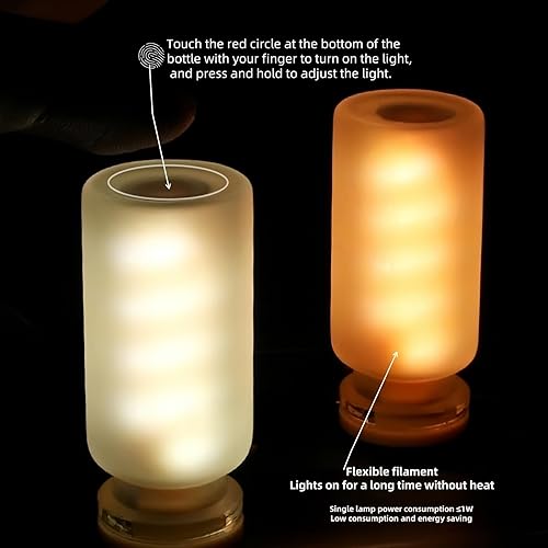 Miniatura 4 de Lámpara retro para automóvil, ajuste táctil, luces LED USB para automóvil, lámparas de noche automotrices USB enchufables, luz ambiental enchufable,