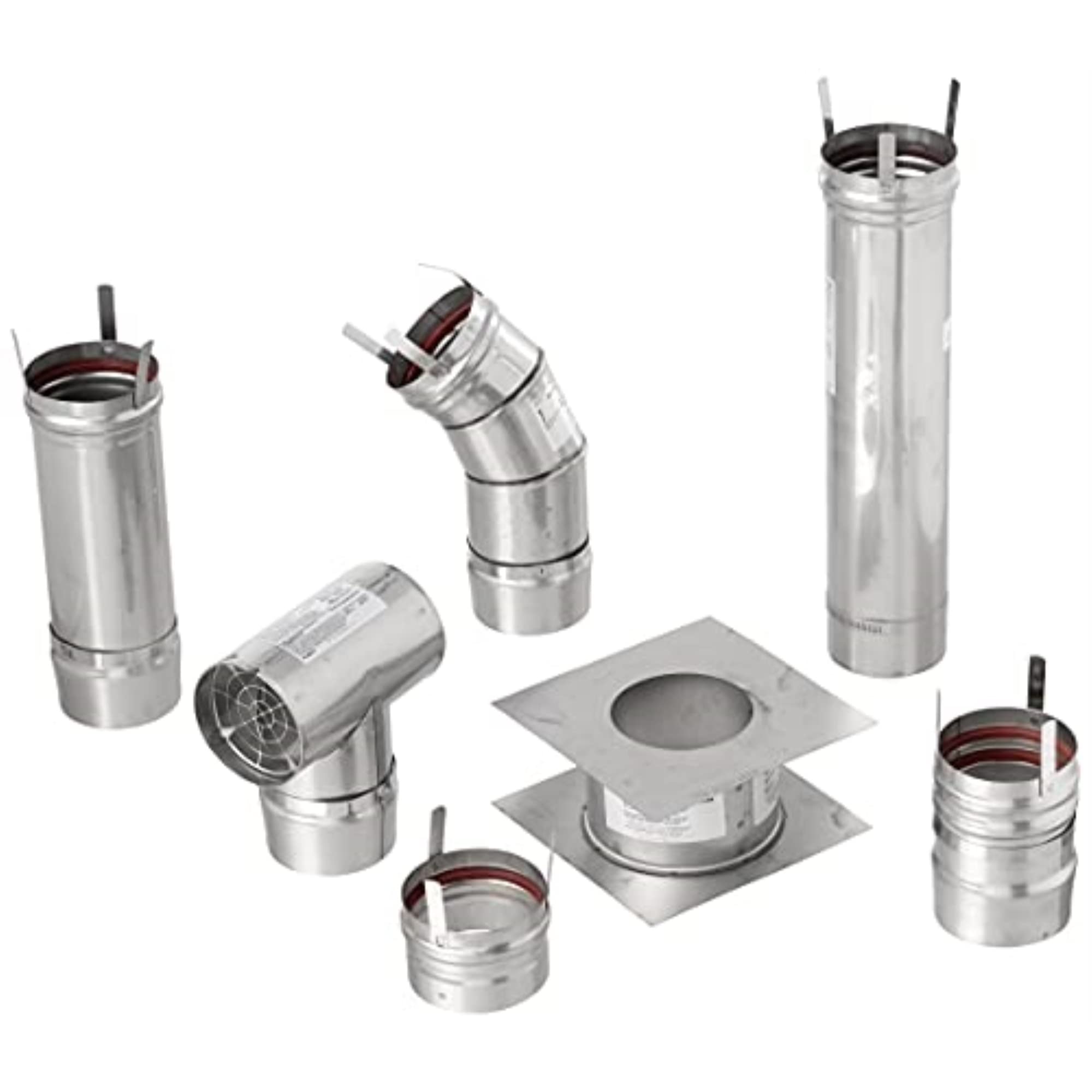 Mr. Heater 4 inch Stainless Steel Horizontal Vent Kit for Big Maxx MHU50 and MHU80 Unit Heaters, One Size, Metal