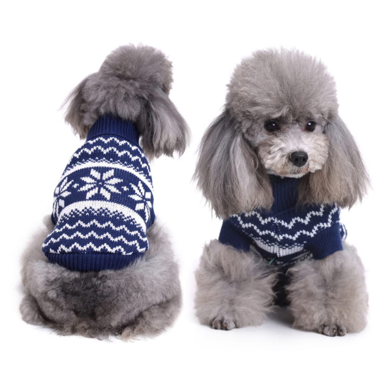 Housoutil 3 Pièces Vêtements De Chiot De Noël Pull en Tricot pour Animaux De Compagnie Tenues De Chiot Tenues pour Petits Chiens Pull pour Petit Chien De Noël Déguisements De Chef