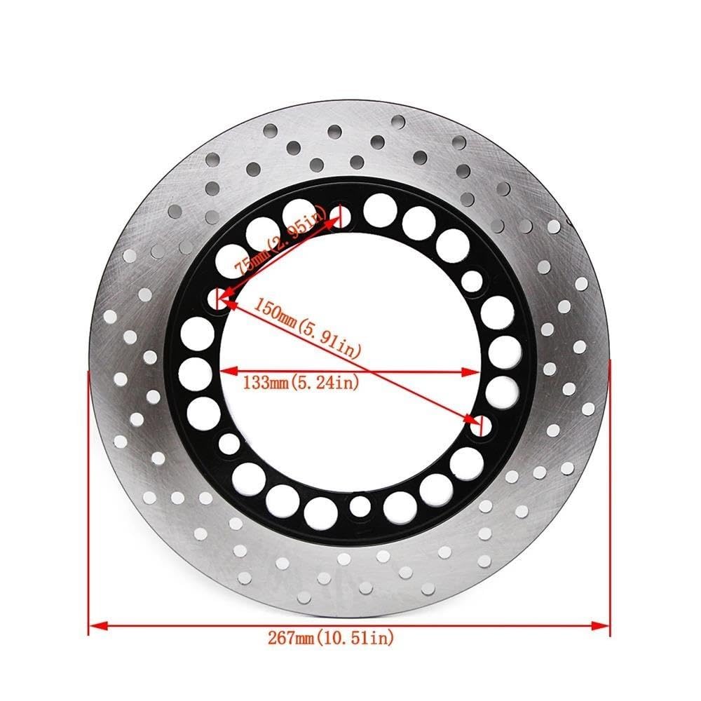Disco posteriore filato XP500 FZR1000 MT01 XJ900 FZ750 RD350