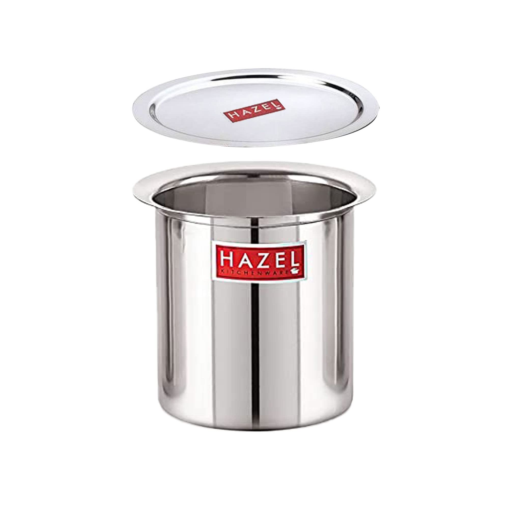 HAZEL Steel Milk Pot With Lid | Stainless Steel Milk Boiler Container | Milk Boiling Vessel Gunj For Kitchen,1500 Ml 1500 Ml Silver