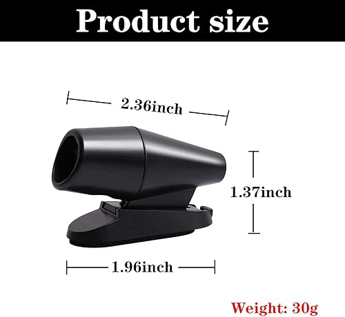 Miniatura 2 de neynavy 4 silbatos de advertencia de ciervo para automóvil con cintas adicionales alerta de animales para coches vehículos motocicletas negro