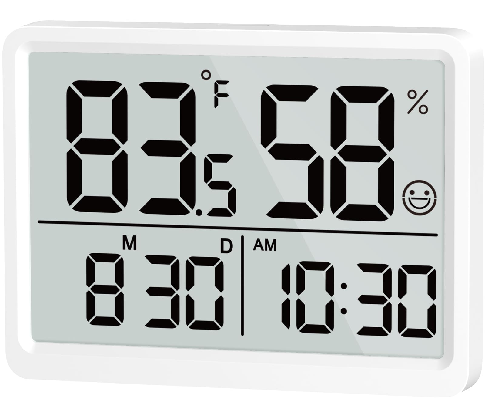 DOOMAY Room Thermometer Indoor - Hygrometer Temperature and Humidity Monitor with High Accuracy Sensor LCD Display Large Display