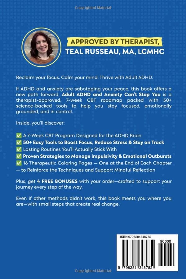 Adult ADHD and Anxiety Can't Stop You: The Easy 7-Week CBT Therapy With 50+ Techniques to Build Focus, Eliminate Distractions, Improve Relationships, and Unlock Your Neurodivergent Mind - Image 2