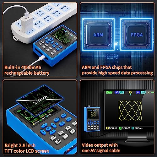 Makerhawk DSO2512G Lcd Handheld Digital Oscilloscope Kit thumb #3