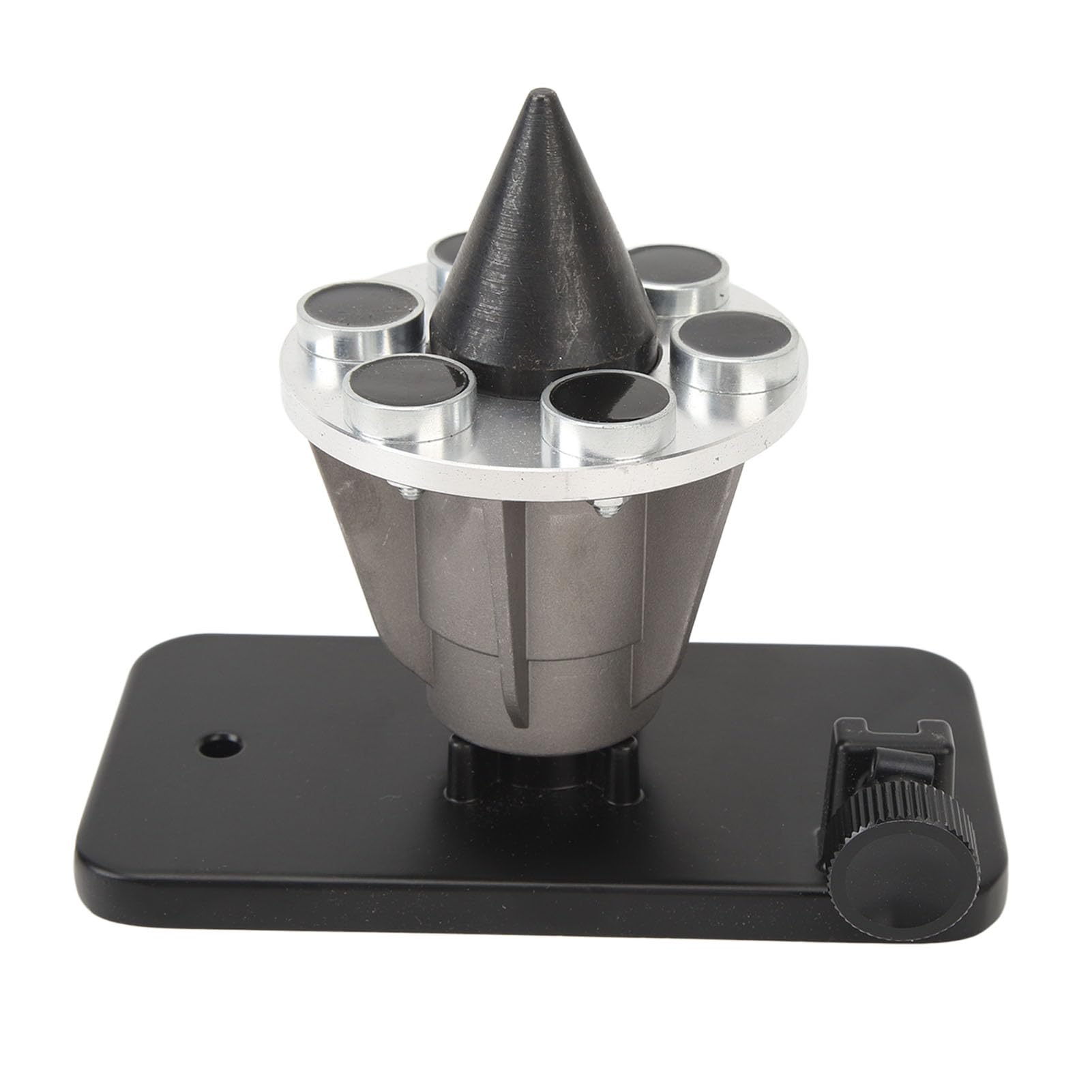 Equilibrador de Cuchillas de Montaje en Pared Magnético, Herramienta de Equilibrador de Cuchillas de Cortacésped Ajustable, Compatible con Troy Blades Metal