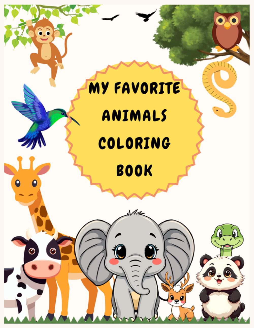 My Favorite Animal coloring book