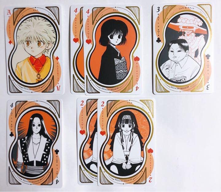 【新品未使用】冨樫展　ハンターハンター　トランプ　ハンカチ　アクリルスタンド Amazon.co.jp: 冨樫義博展 ハンターハンター トランプ 3枚 簡井雪隆