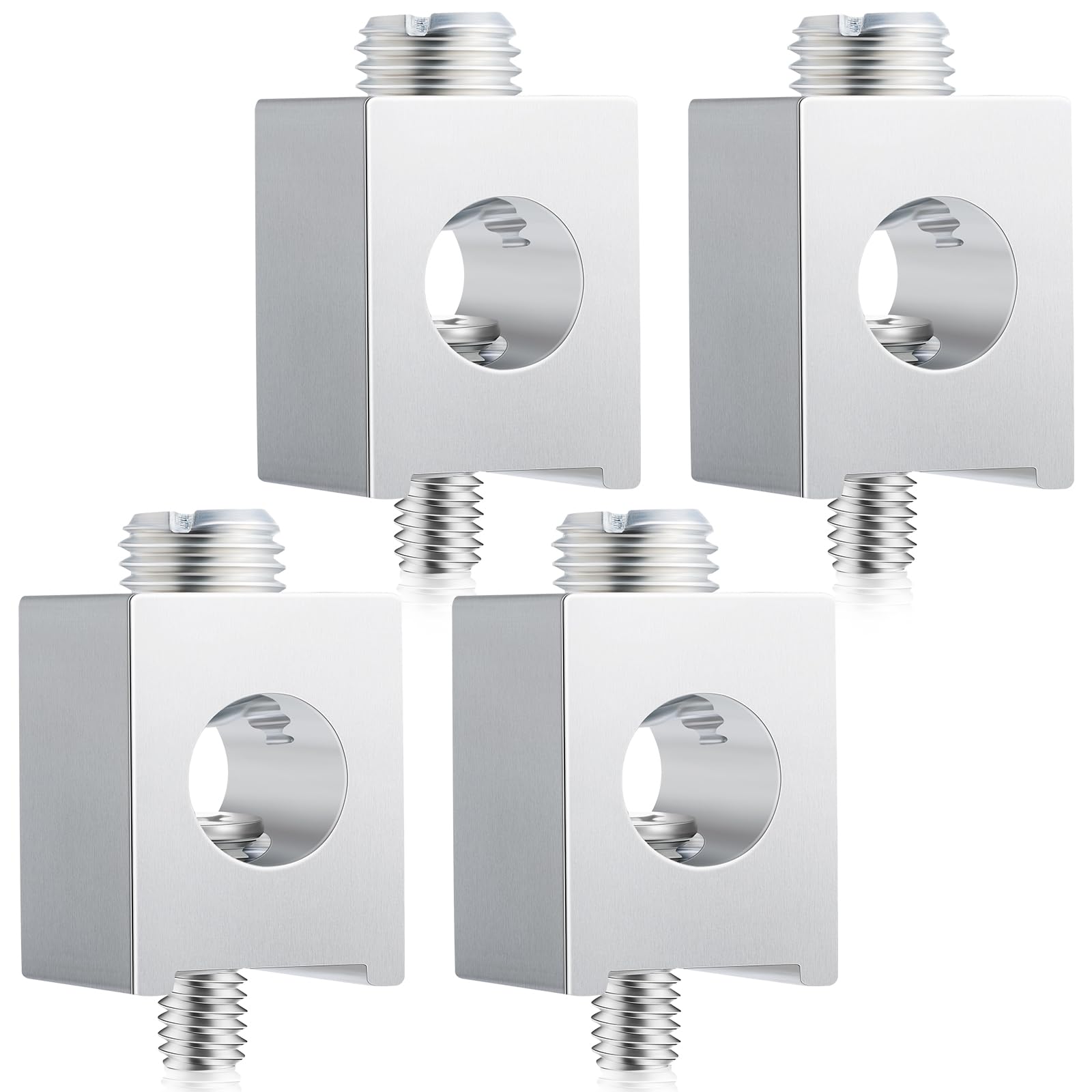 Blulu 4 Pieces Neutral Ground Lugs 6-2/0, Aluminum Breaker Lug Kit