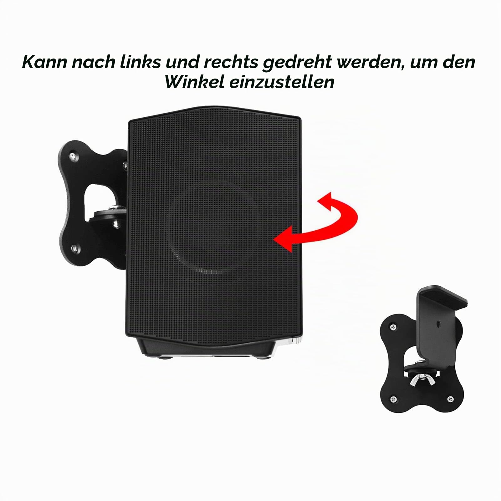 Soundbar-Wandhalterung für SamsungHW Q930B HW Q930C HW Q990B HW Q990C SX Q990B Bar-Lautsprecher, Verdickte Wandhalterung aus Metall, Verstellbar