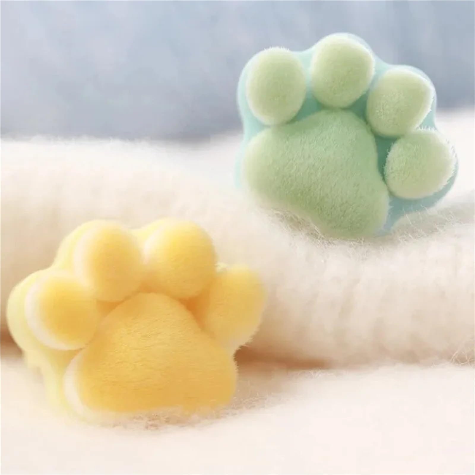 Nail Dust Clean Brush 1-10 cepillos for limpiar el polvo de manicura con forma pata gato
