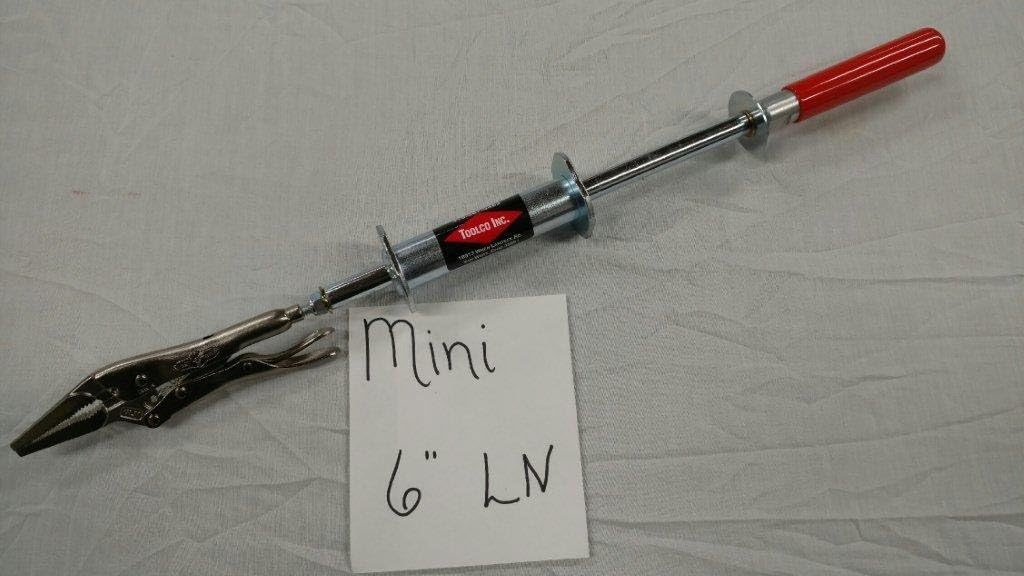 Mini slammer hammer with Needle Nose Vise Grips