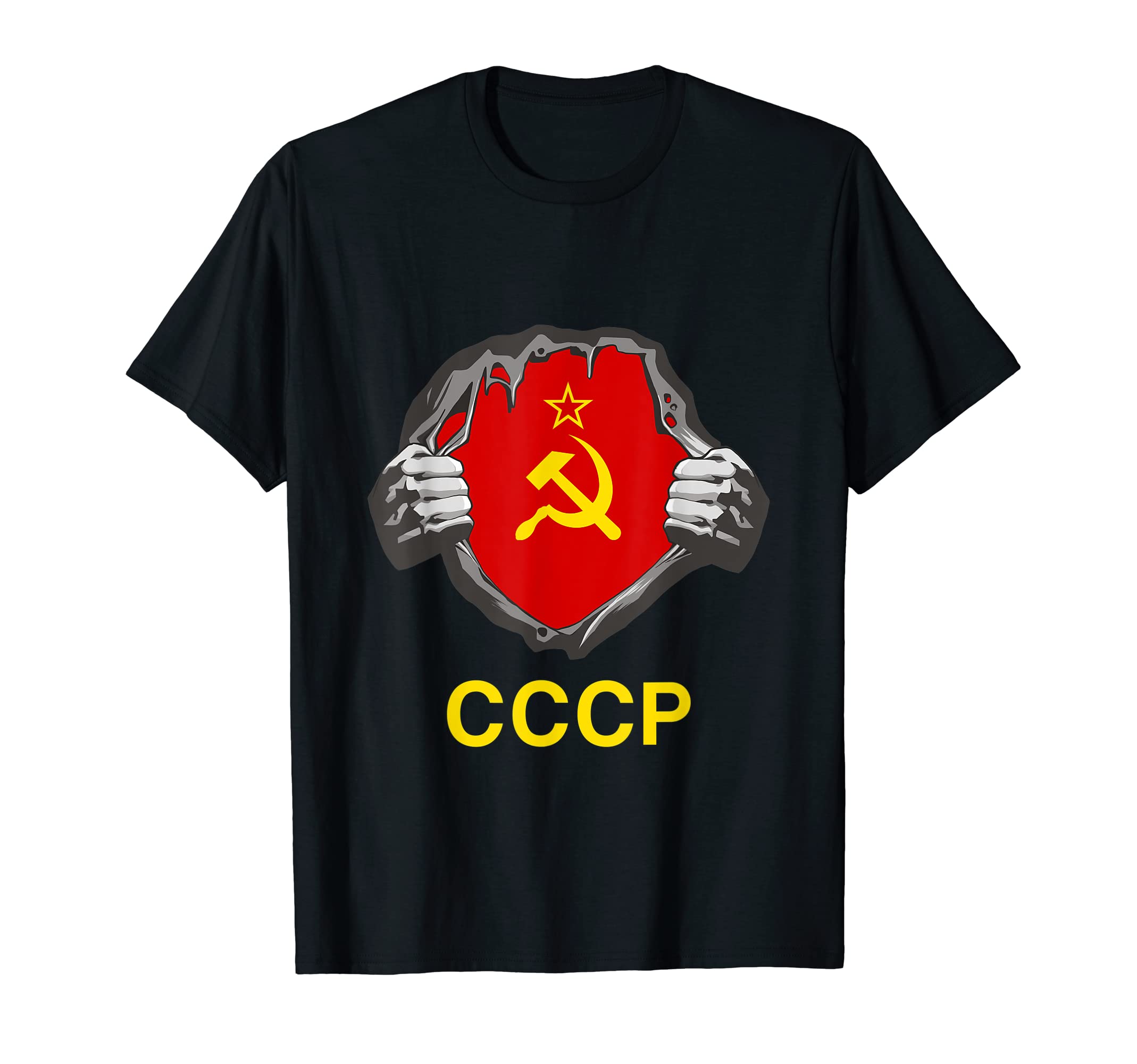 Soviet Union Flag Retro Style USSR USSR USR CCCP T-Shirt