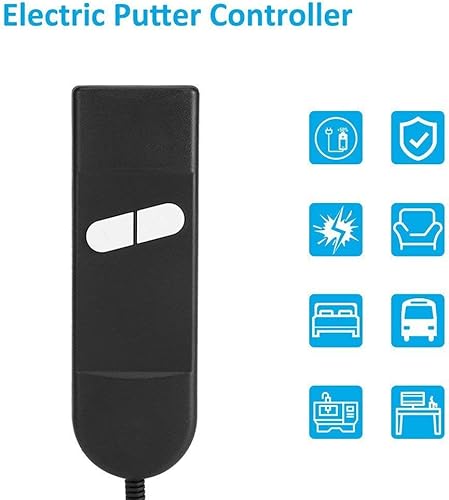 Miniatura 7 de Yosoo Silla reclinable con 2 botones, interruptor de mano, 5 pines, control de silla eléctrica para sillas de oficina en casa