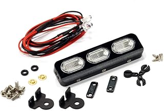 Integy RC Model C24899 Realistic 1/10 Size Roof Top LED Light (3) White for Scale Rock Crawling