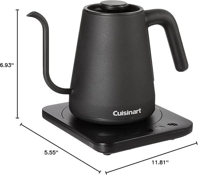 Tetera Eléctrica Cuisinart GK-1 Digital 1L Acero Inoxidable Negro miniatura 3