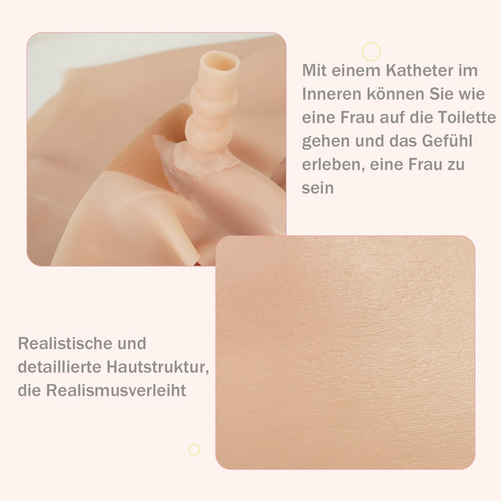 CYOMI Silikon Höschen Silp Gaff Pad Enhaner Panties für Crossdresser Cosplay Transgender Drag Queen Höschen