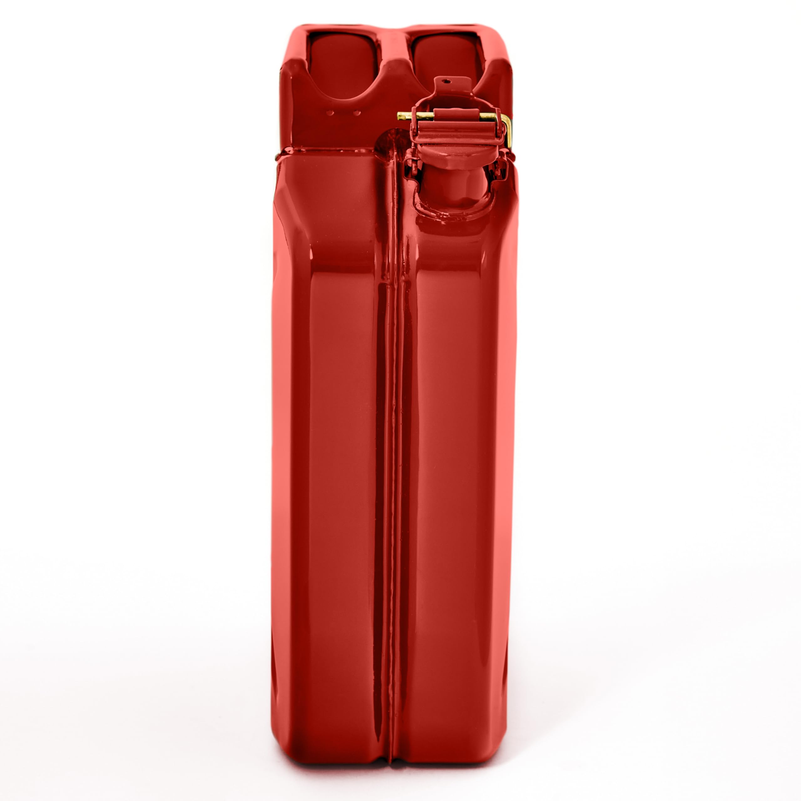BW© Tanica per carburante in metallo, 20 litri, colore rosso, RAL 3000, certificata TÜV e approvazione ONU, Made in Europe