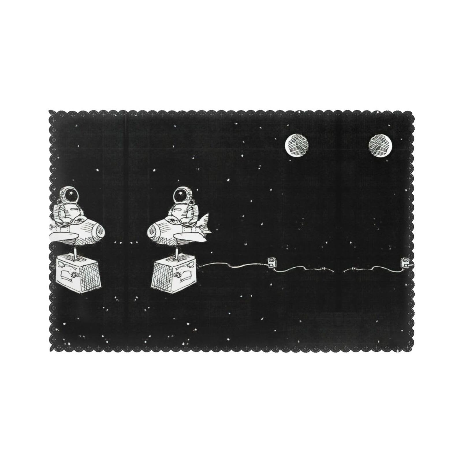 Set de table galaxie pour repas de famille et décoration de table enfant espace