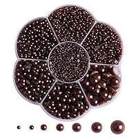 Vista 33 de 5800 piezas de medias perlas para manualidades, perlas de espalda plana para hacer obras de arte, accesorios de diamantes de imitación de bricolaje