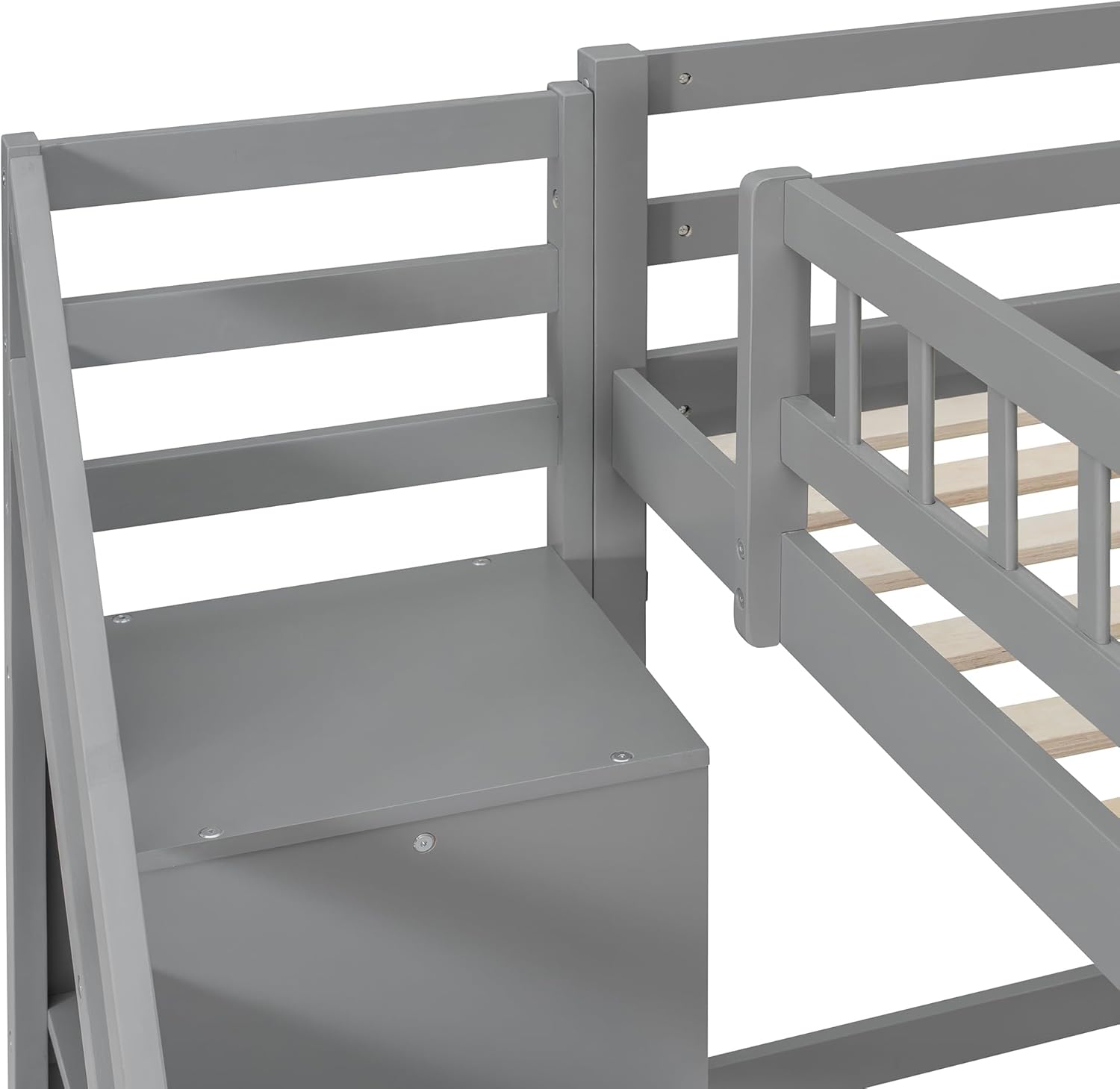 Loft Bed Staircase and Wardrobe Detail