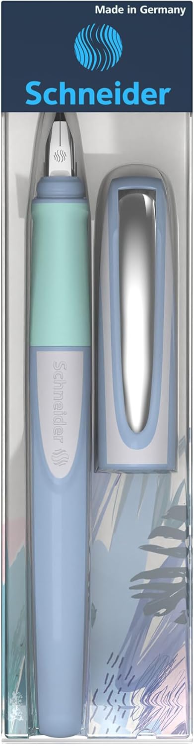 Schneider Ray 168212 Fountain Pen Right-Handed with Standard Ink Cartridge Royal Blue Fresh