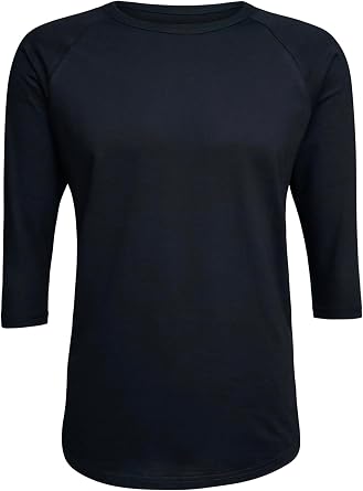 ILTEX Raglan T-Shirt 3/4 Sleeve Athletic Baseball Jersey Unisex (30+ Colors)