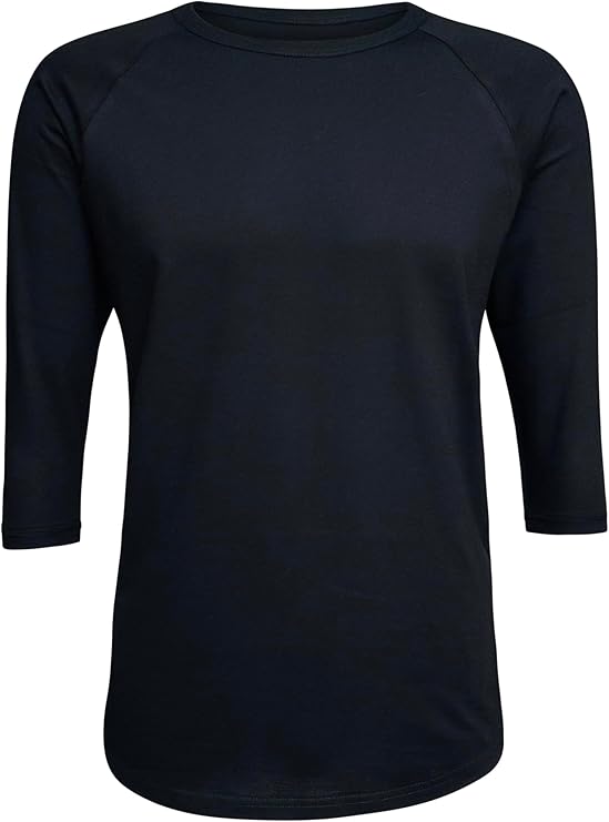 ILTEX Raglan T-Shirt 3/4 Sleeve Athletic Baseball Jersey Unisex (30+ Colors)