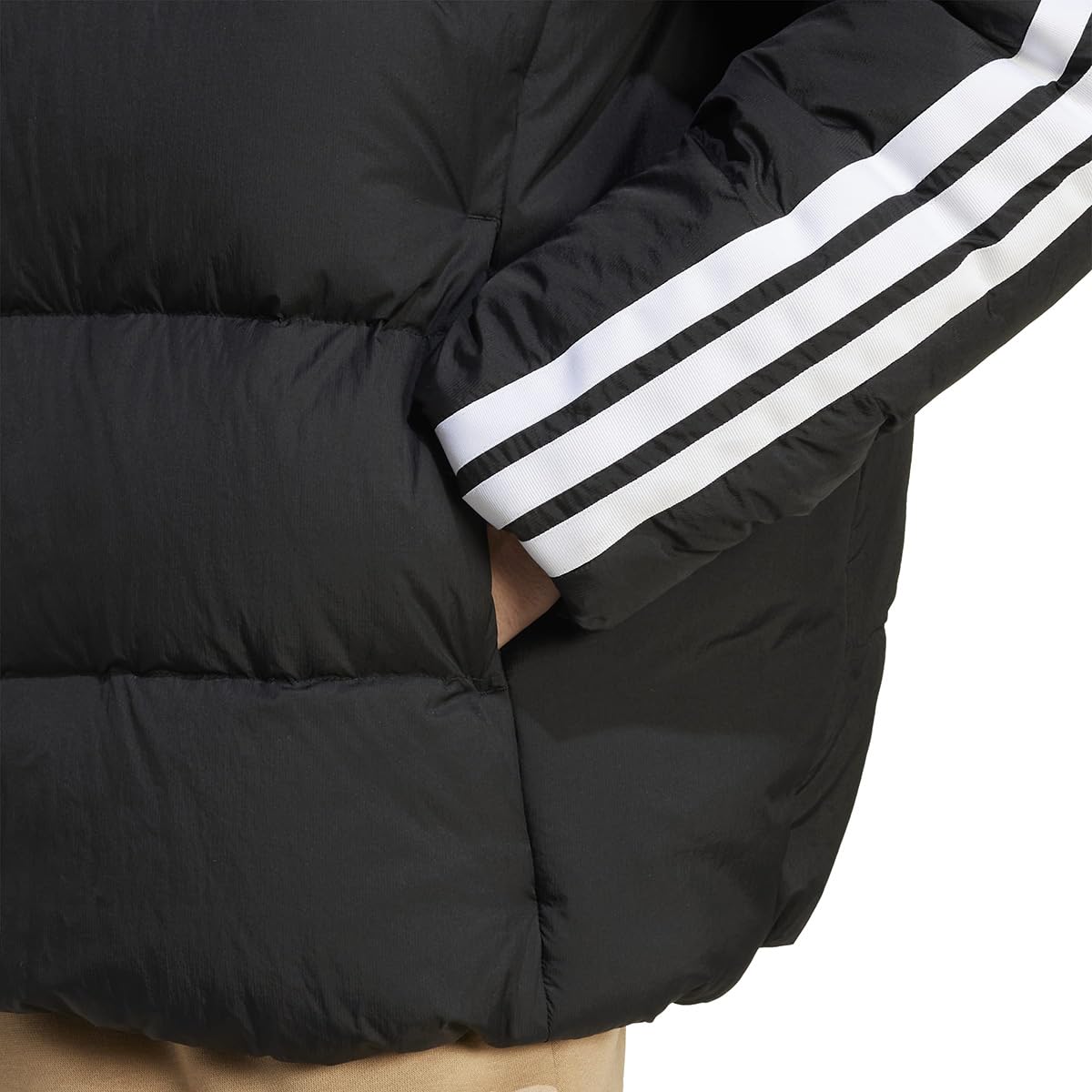 adidas Giacca da uomo Essentials Climawarm a 3 strisce Puffer Down con cappuccio