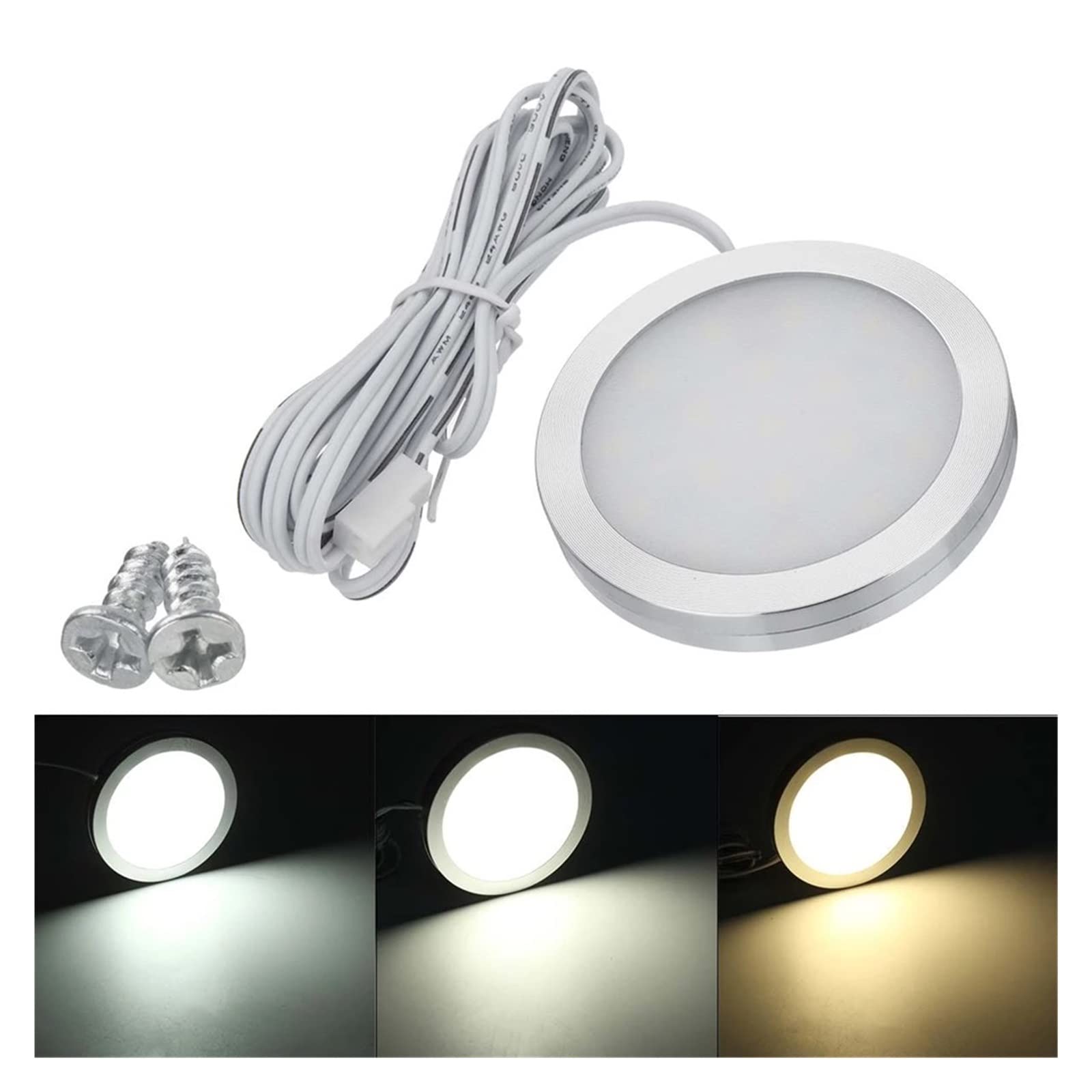 Mjfvn 3000K-4Pcs 4Pcs Camper Accessories Rv Ceiling Lights Caravan Interior Reading Lamp Roof Light For Motorhome Rv Caravan Boat(3000K-4Pcs)