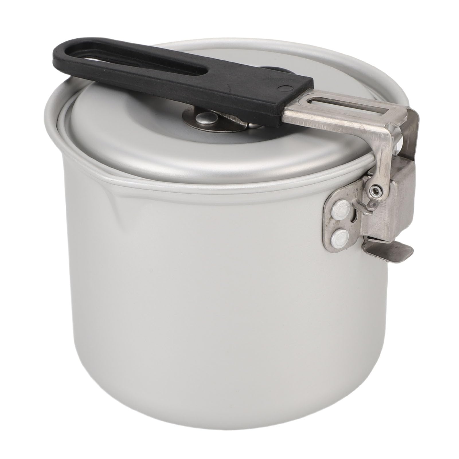 Camping Pot, Aluminum Small Milk Pot with Lid And Foldable Handle Portable Multifunctional Cooking Cup for Outdoor Hiking Backpacking Picnic
