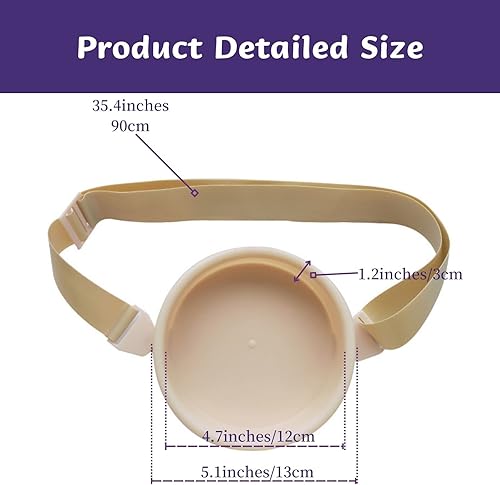 Miniatura 4 de Stoma Ostomy - Cubierta de baño impermeable de silicona con cinturón ajustable