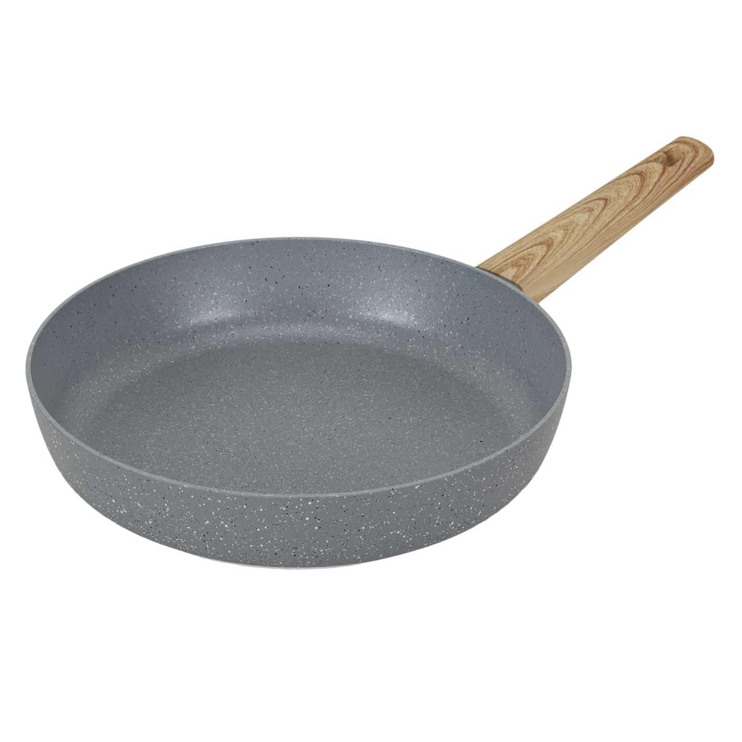 Casserole En Aluminium Forgé 18 Cm Avec Manche Effet Bois - Revêtement Antiadhésif, Compatible Tous Feux (induction, Gaz, électrique) - 2