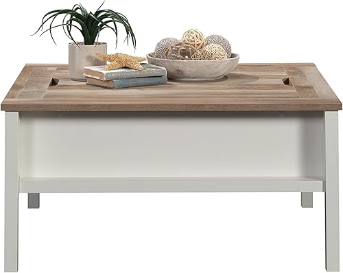 Miniatura 8 de Mesas de café, mesa de té y cóctel y mesa auxiliar, mesa cuadrada multifuncional para sala de estar con almacenamiento, mesa central para sala de