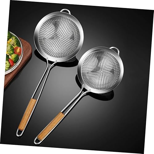 Miniatura 7 de 1pc Colander Metal Colander Wok Tools Metal Spoons Stainless Steel Spider Strainer Skimmer Spoon Pasta Blanching Basket Food Serving Skimmer Fried