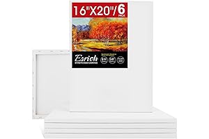 ESRICH Stretched Canvas 16x20 Pack of 6
