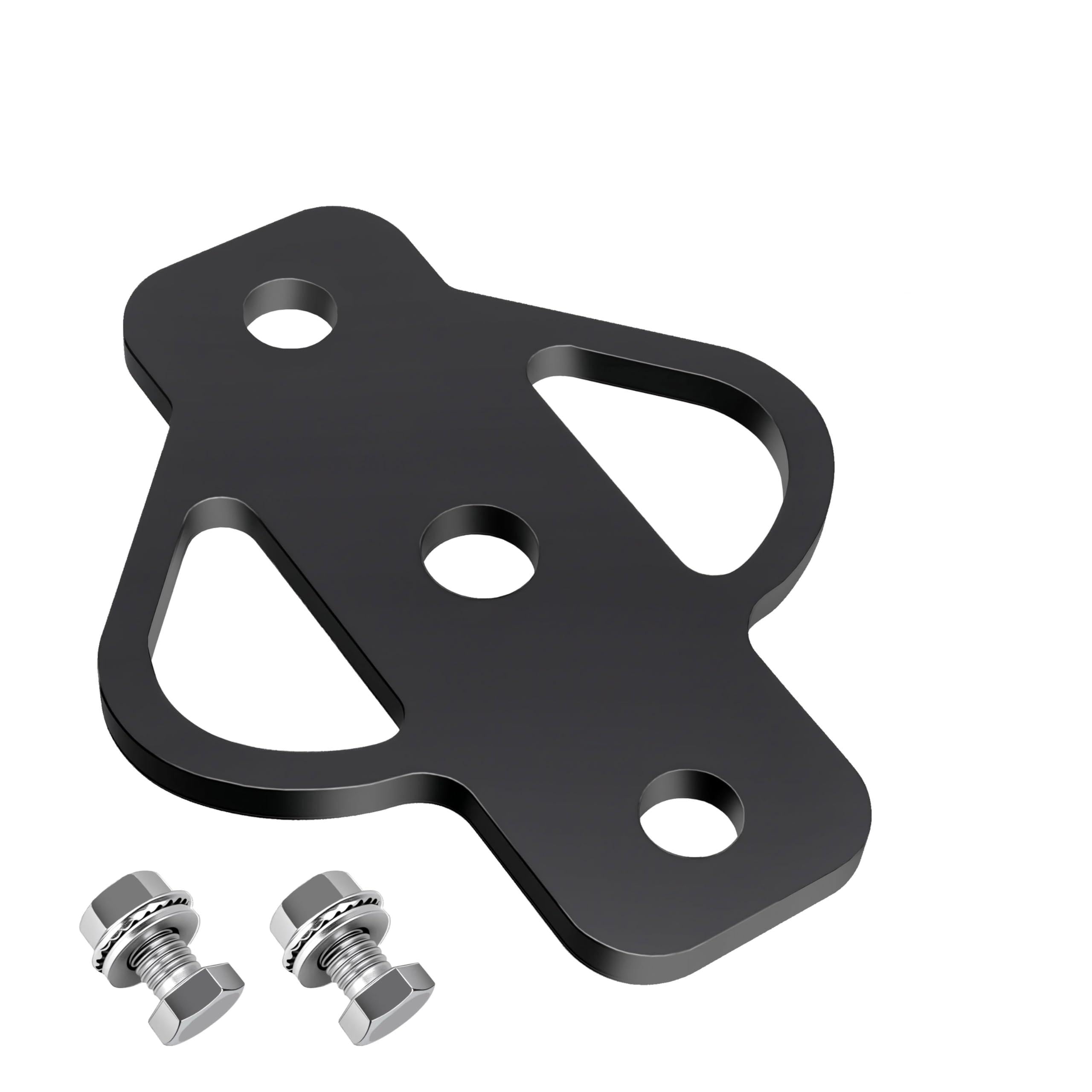 VONLX Three Way Trailer Hitch Adapter with Bolt Receiver Hitch for Lawn Mower 3-Way ATV Hitch Attachments for Golf Cart Garden Tractor Flat Towing Tow Ball Mount Lawn Mower Chain and Tow Strap-image-20