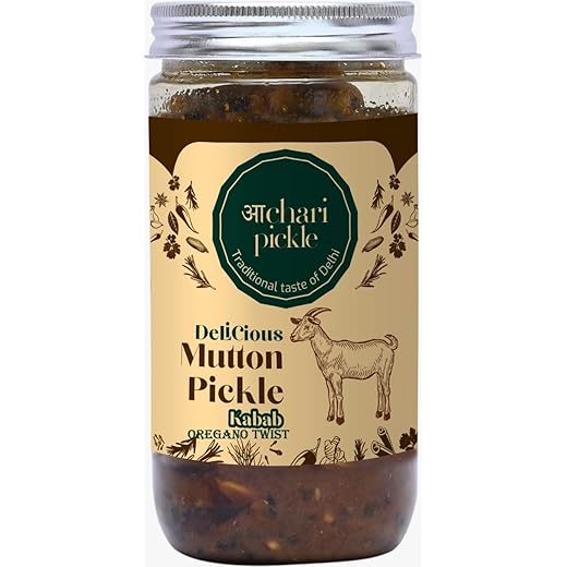 Achari Pickles Homemade Oregano Twist Kabab Mutton Pickle 4