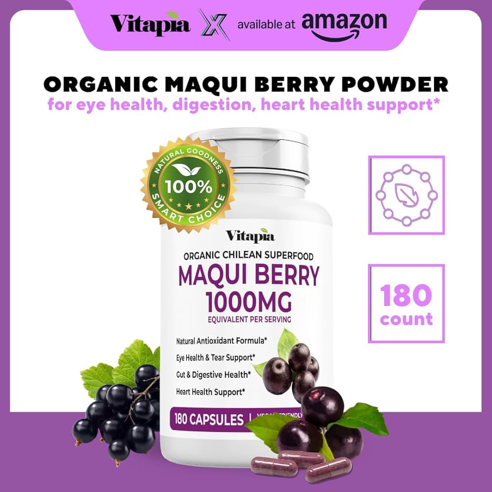 ダイエットサプリ McCoy ENEW SILHOUETTE PRO BERRY BERRY Amazon.com: Vitapia Maqui Berry 1000mg - Maqui Berry Powder