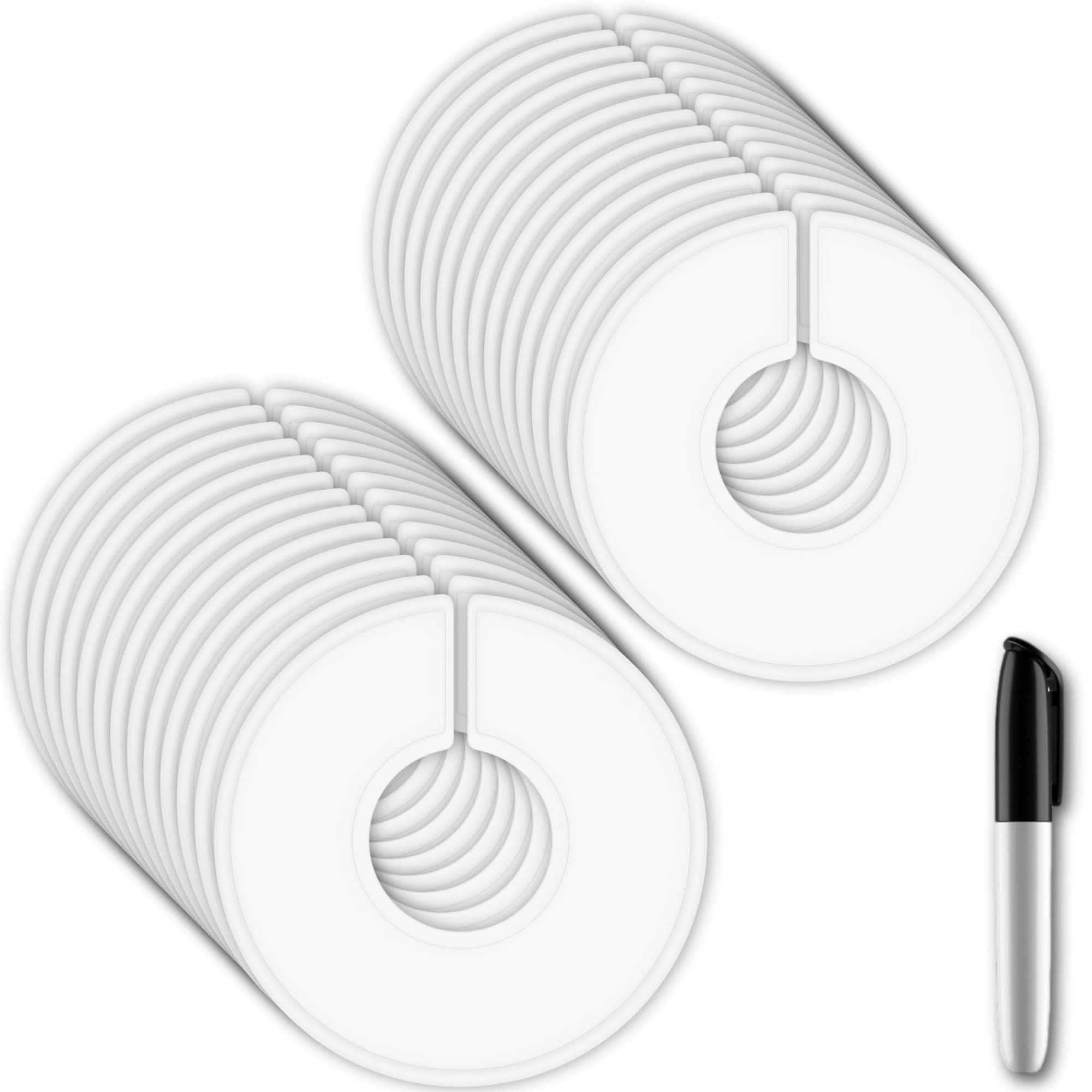 Buy ERA Accents 75 Closet Dividers for Clothing Rack White Closet Dividers for Hanging Clothes