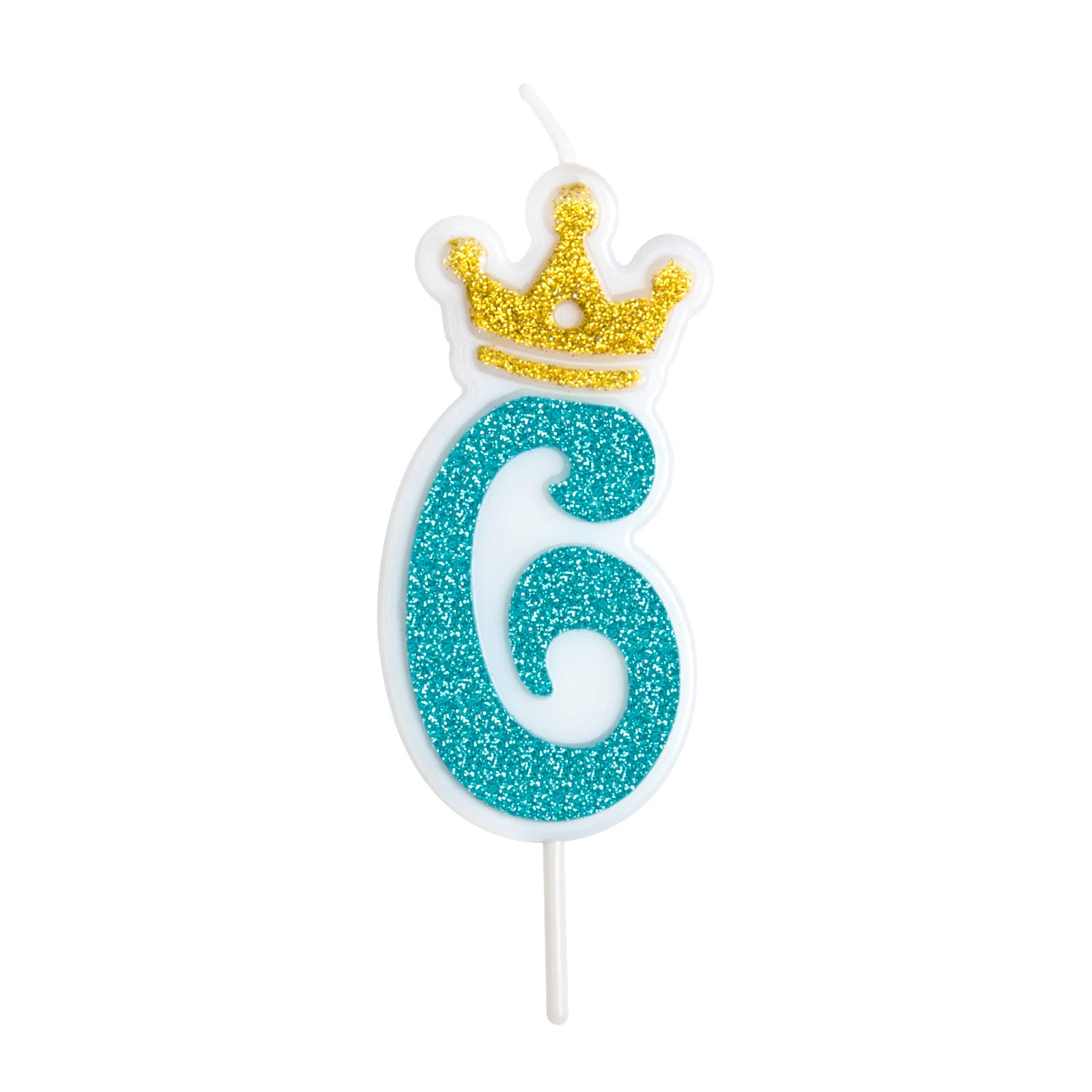 Bougies D'Anniversaire En Forme D'Étoile, 6 Pcs Décoration De Gâteau Bougies Métalliques Pour Fête D'Anniversaire De Mariage D'Enfants