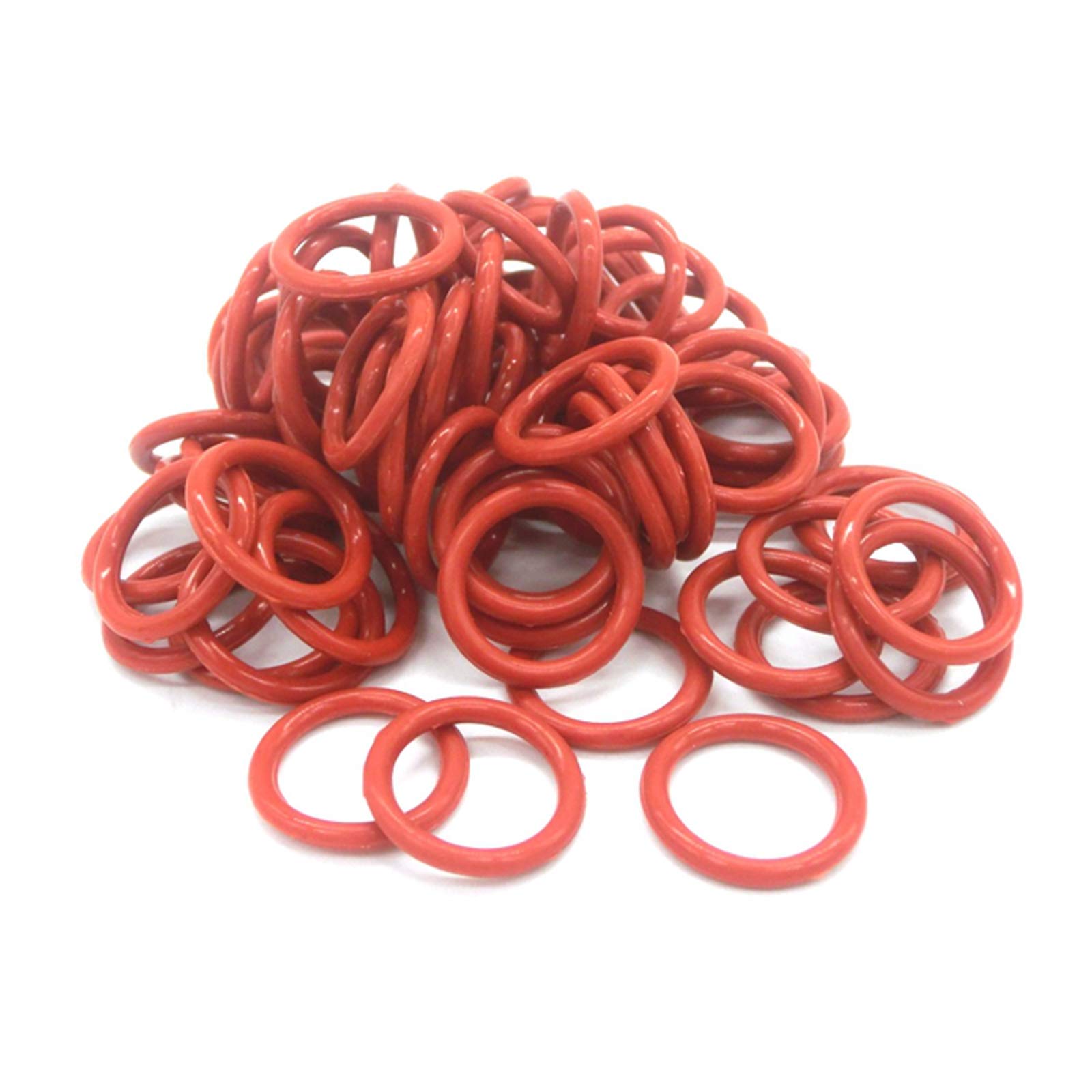 50 O-Ring In Silicone Rosso 30x23x3.5 Mm - Guarnizioni Per Tenuta, Elasticità Elevata - Foto 7