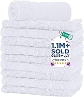 Vista 15 de DAN RIVER Paquete de 6 toallas de mano de alta calidad (16 x 28 pulgadas), 100% algodón, ultra suaves, ligeras, altamente absorbentes, para baño